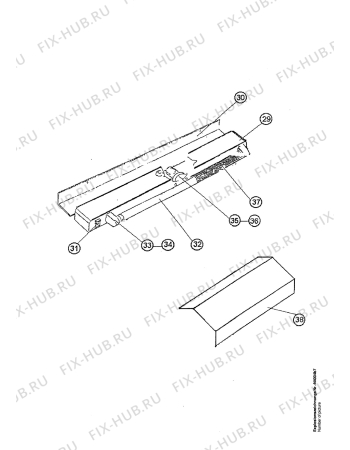 Взрыв-схема холодильника Carrier FKS185 - Схема узла Electrical equipment